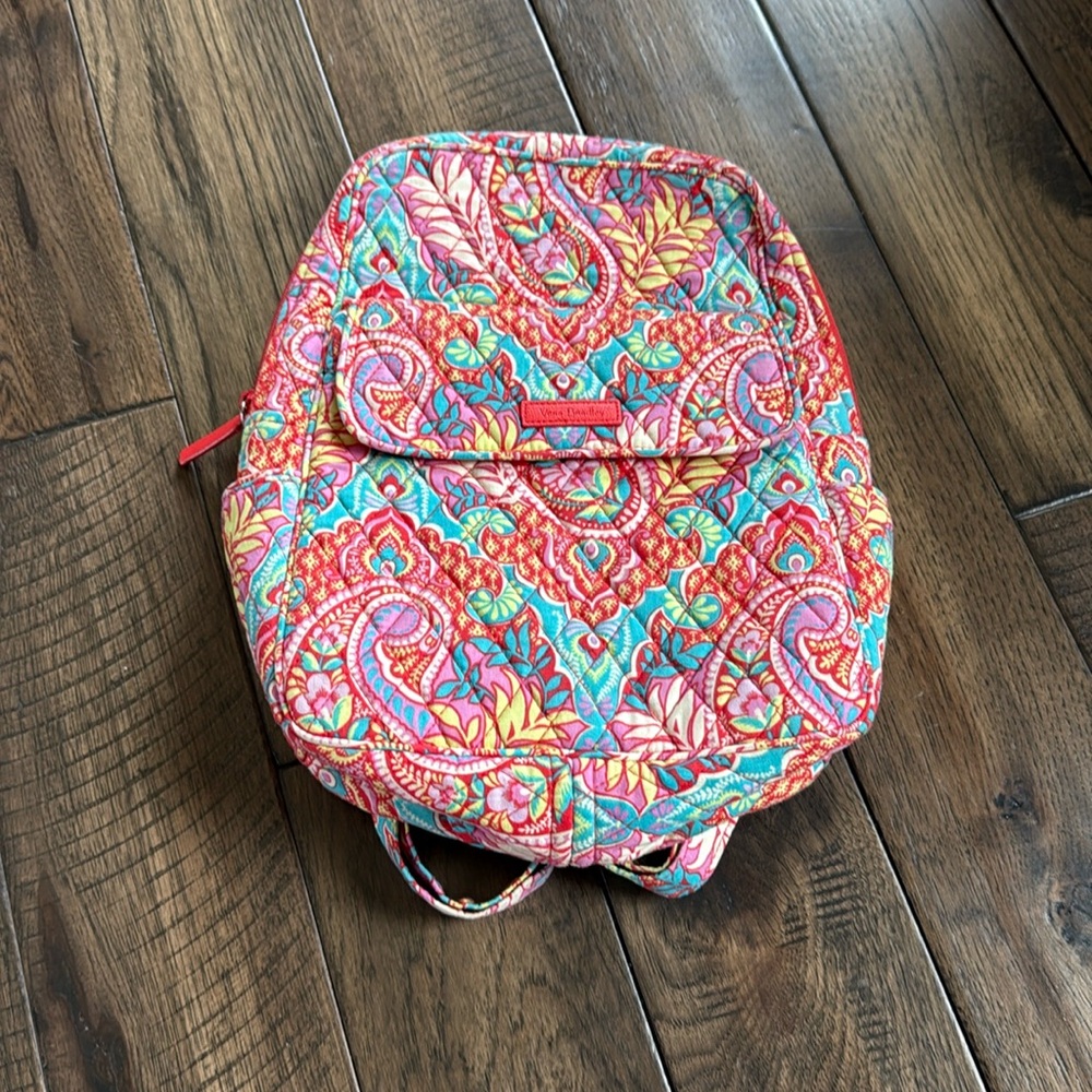 Vera Bradley Colorful Paisley Backpack